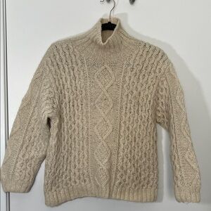 Liz Claiborne Cream Wool Blend Sweater